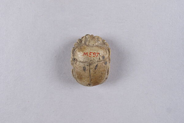 Scarab with the Representation of a Horse, Glazed steatite