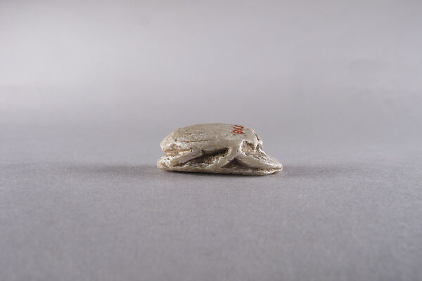 Scarab with Sphinx and Uraeus, Steatite ?