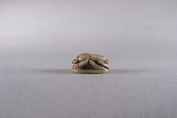 Scarab Praising the King as Ruler of Upper and Lower Egypt, Steatite