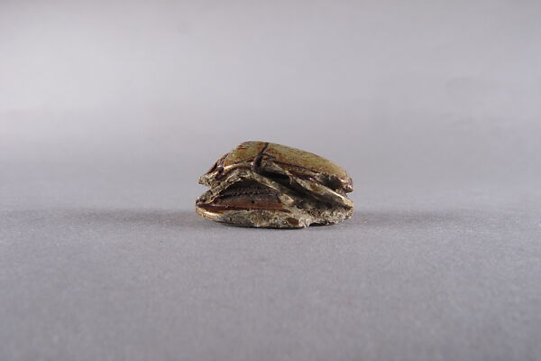 Scarab with blessing related to Amun, Glazed steatite