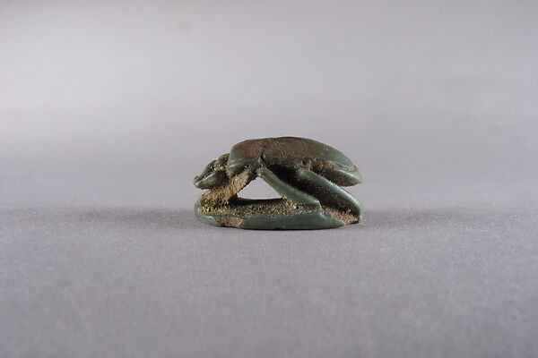 Scarab Inscribed with Blessing Related to Amun (Amun-Re), Faience
