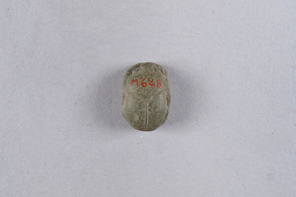 Scarab with blessing related to Amun(-Re), Egyptian Blue