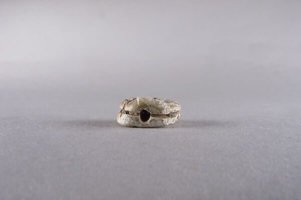 Scarab with an Enthroned Figure, Steatite