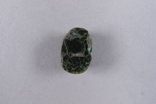 Uninscribed Scarab, Faience