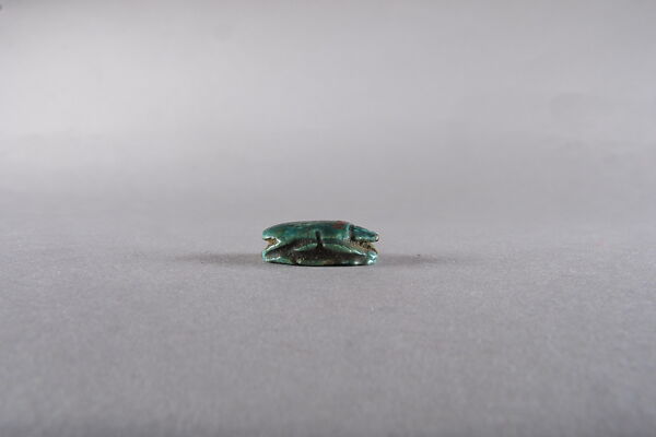 Scarab Inscribed with the Name of Sheshonq I, Faience