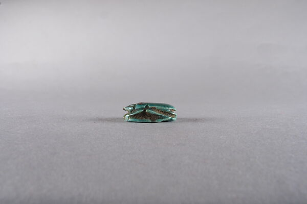 Scarab Inscribed with the Name of Sheshonq I, Faience