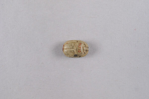 Scarab Inscribed with an Administrative Title, Steatite