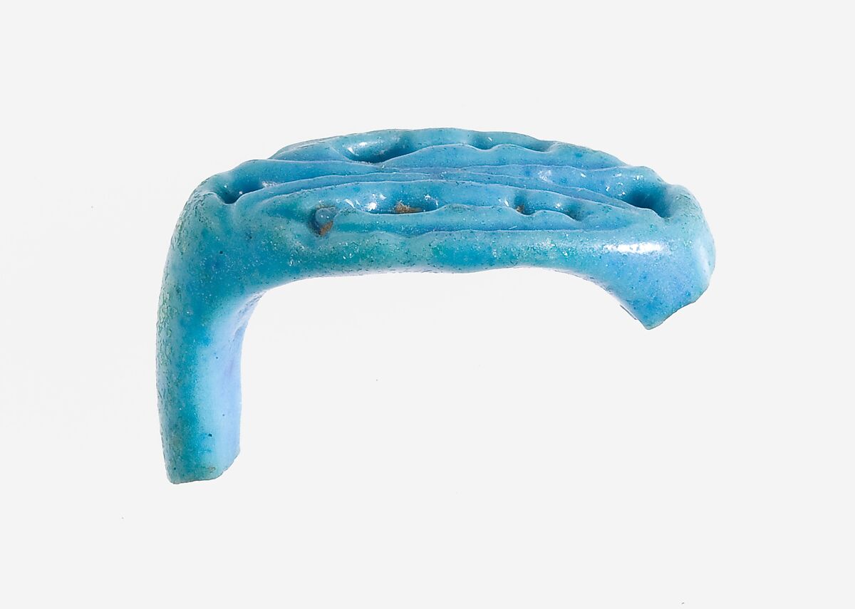 Ring, Faience, blue