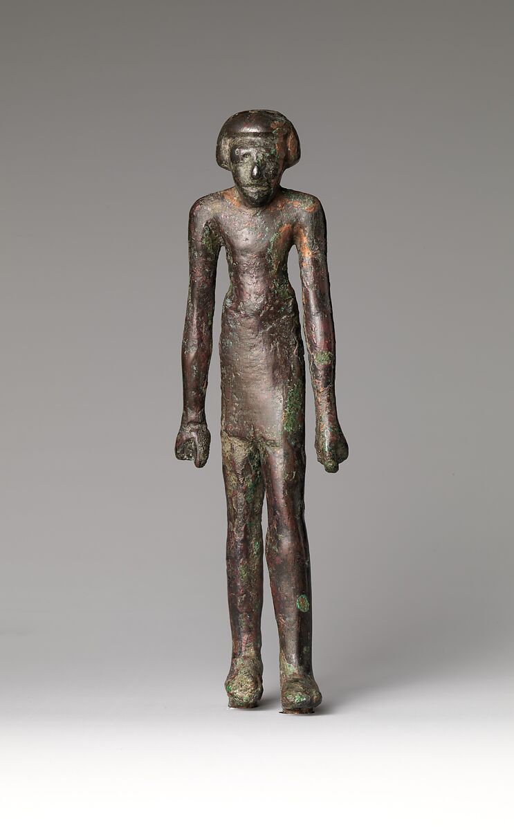 Striding Man, arsenical copper 