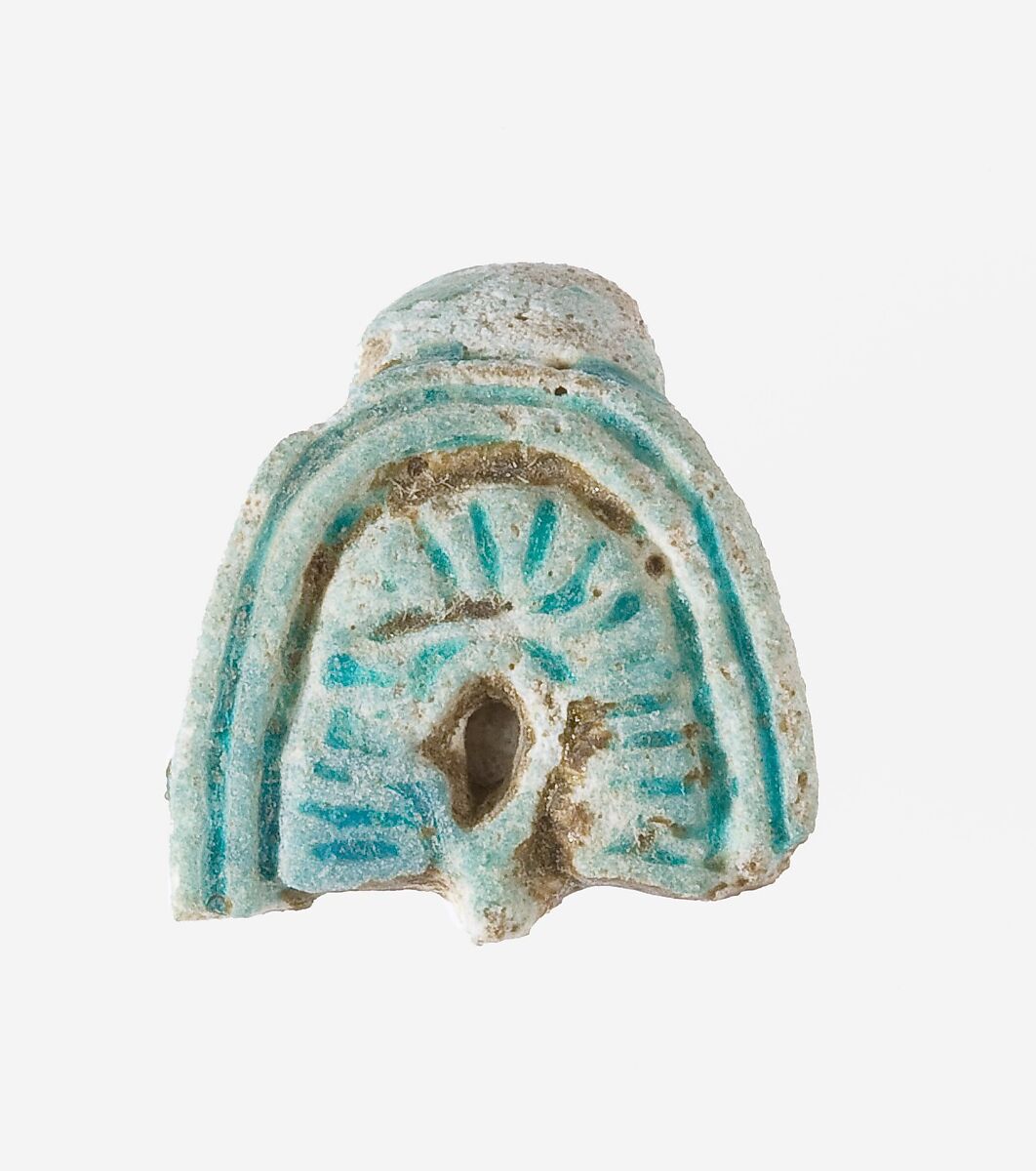 Ring Fragment, Faience, Blue, green 