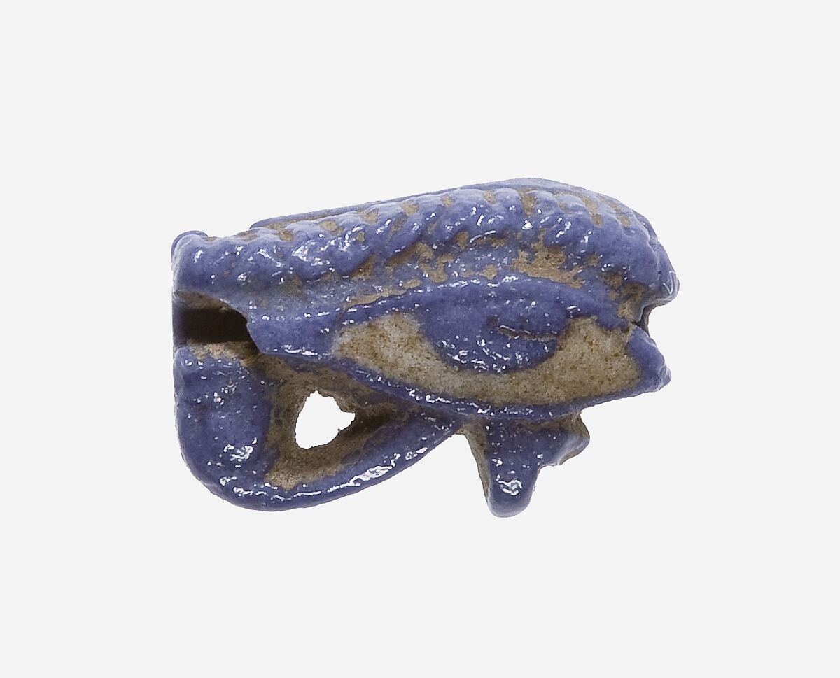 Wedjat Eye Amulet, Faience 