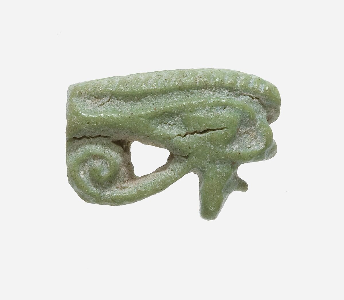 Wedjat Eye Amulet, Faience 