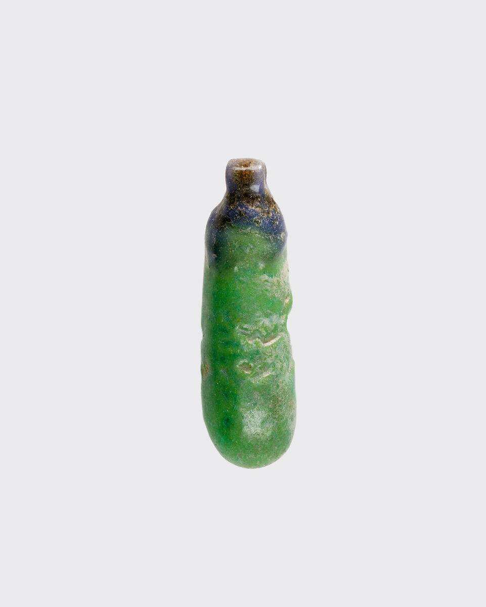 Date Pendant, Faience 