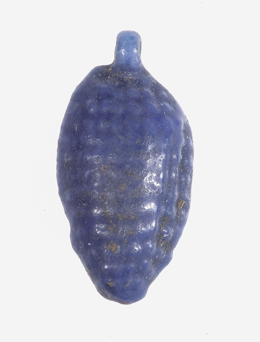 Pendant: Bunch of Grapes, Faience 
