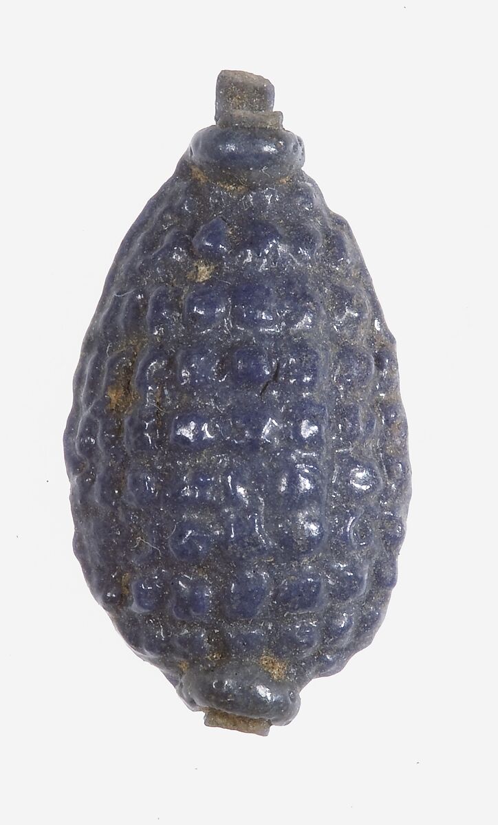Pendant: Bunch of Grapes, Faience 