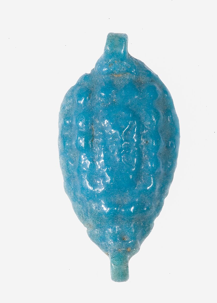 Pendant: Bunch of Grapes, Faience 