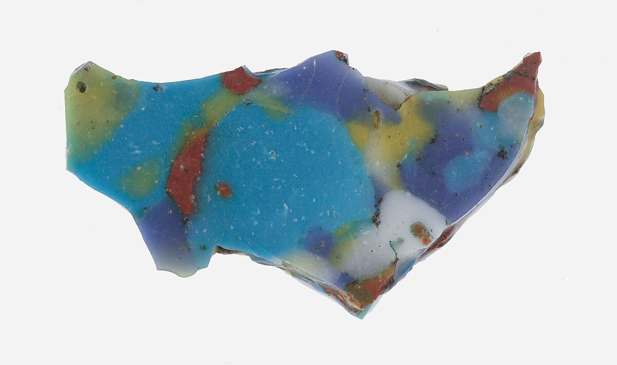 Fragment of a Dish of Polychrome Mosaic Glass, Glass 