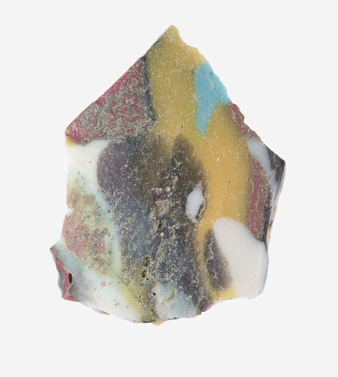 Fragment of a Dish of Polychrome Mosaic Glass, Glass 