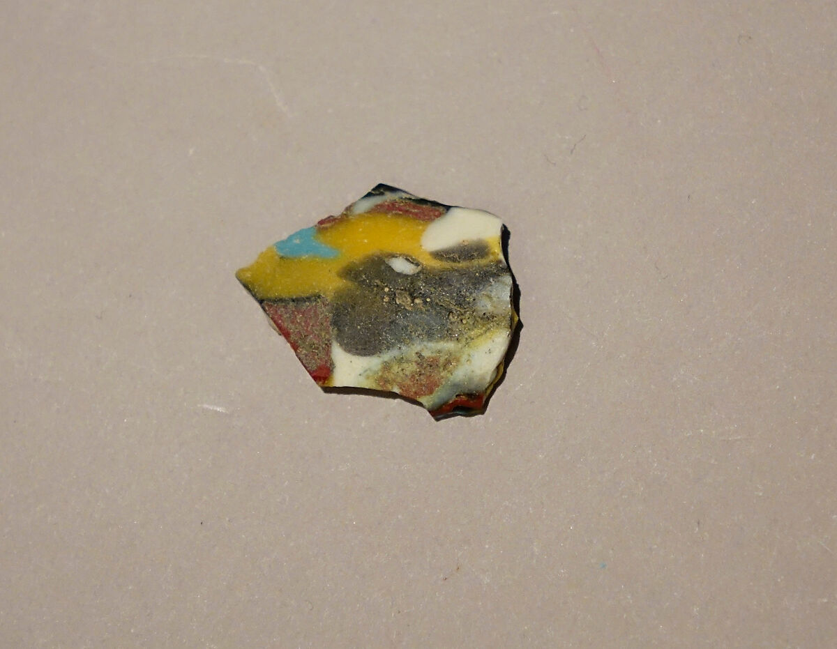 Fragment of a Dish of Polychrome Mosaic Glass, Glass