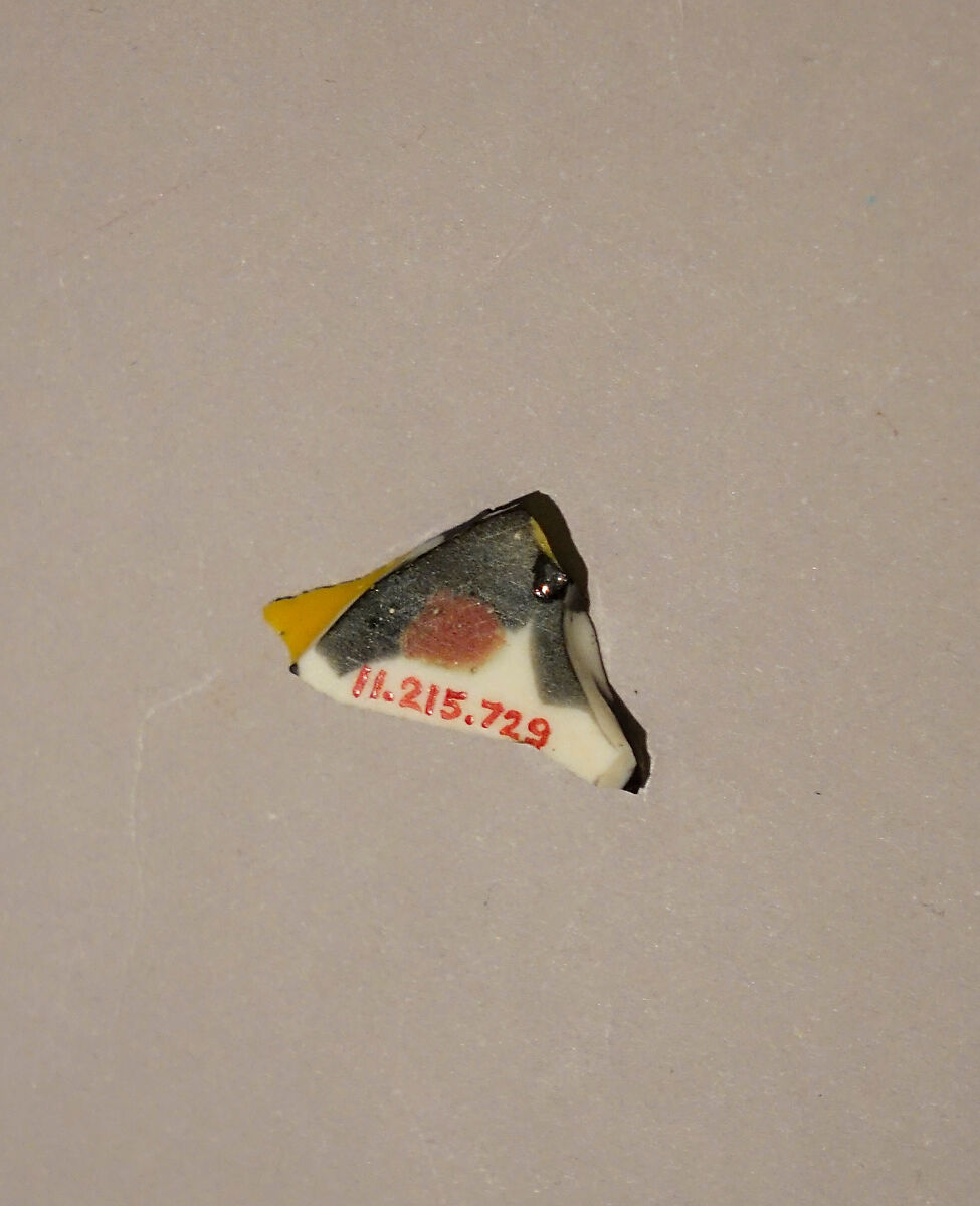 Base Fragment of a Dish of Polychrome Mosaic Glass, Glass