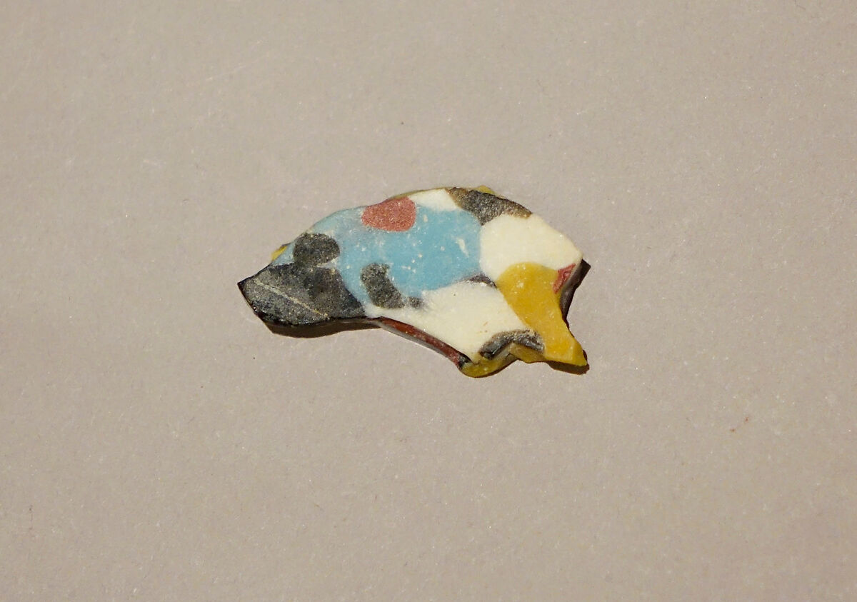 Fragment of a Dish of Polychrome Mosaic Glass, Glass