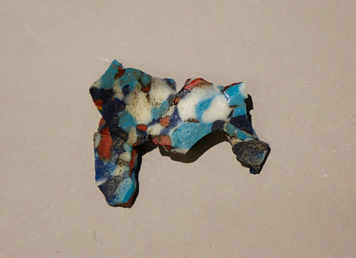 Fragment of a Dish of Polychrome Mosaic Glass, Glass
