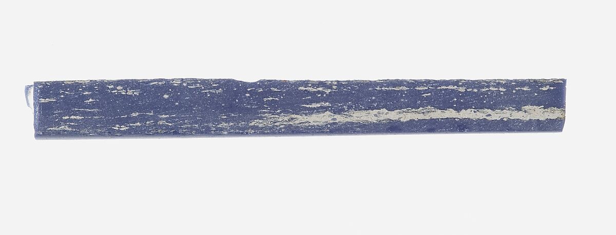 Rod of Opaque Blue Glass, Glass 