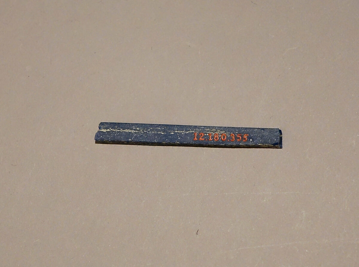 Rod of Opaque Blue Glass, Glass