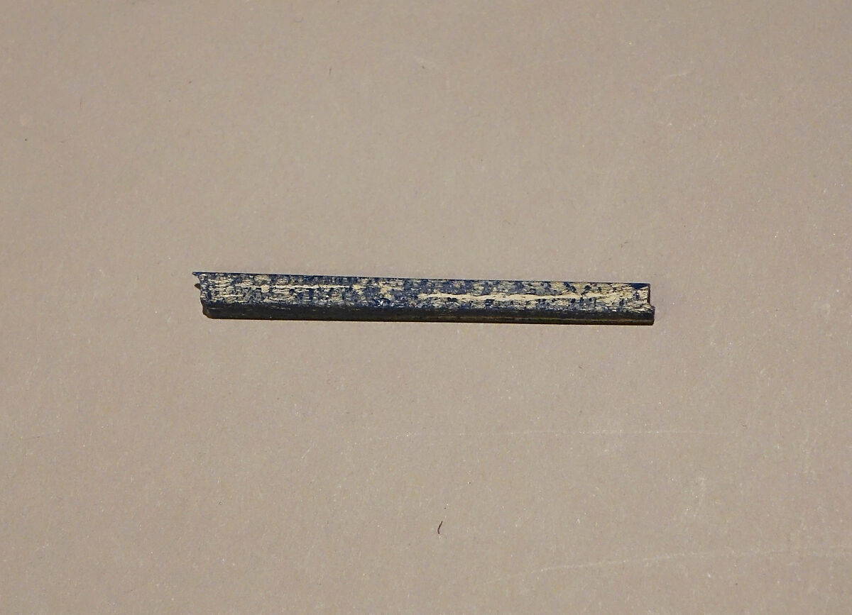 Rod of Opaque Blue Glass, Glass