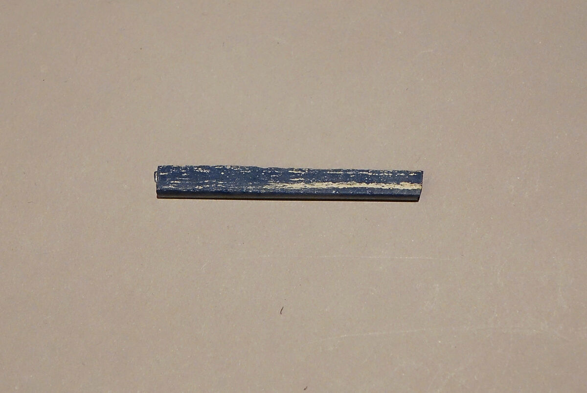 Rod of Opaque Blue Glass, Glass