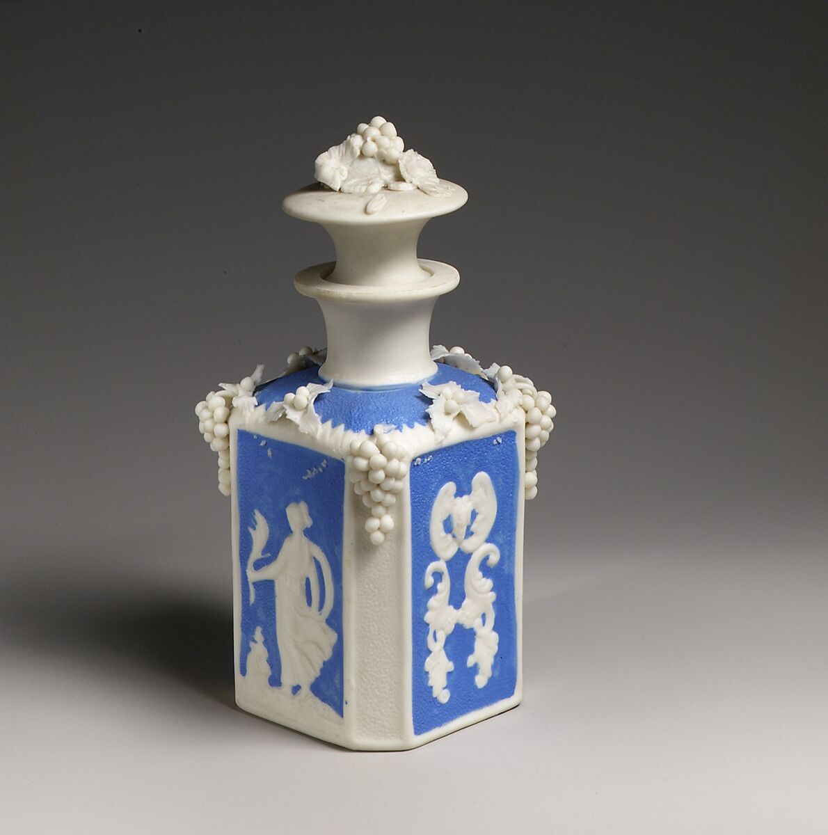 Perfume Bottle, Parian porcelain, American