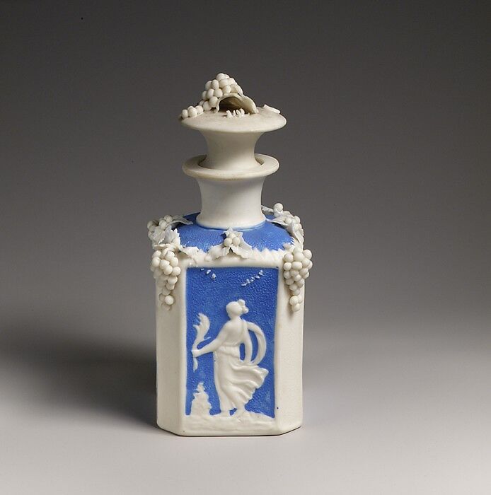 Perfume Bottle, Parian porcelain, American 