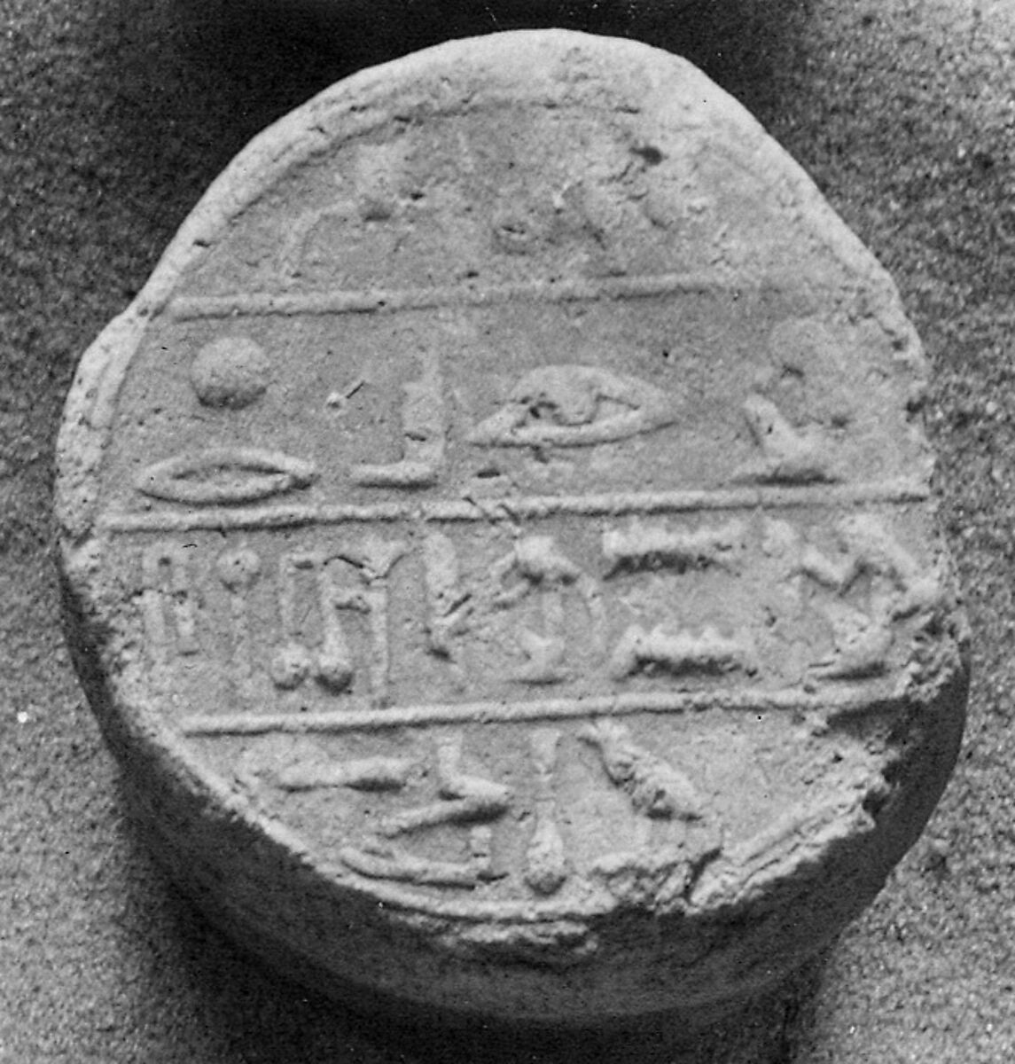 Funerary Cone of the Overseer of Scribes Ineni, Pottery