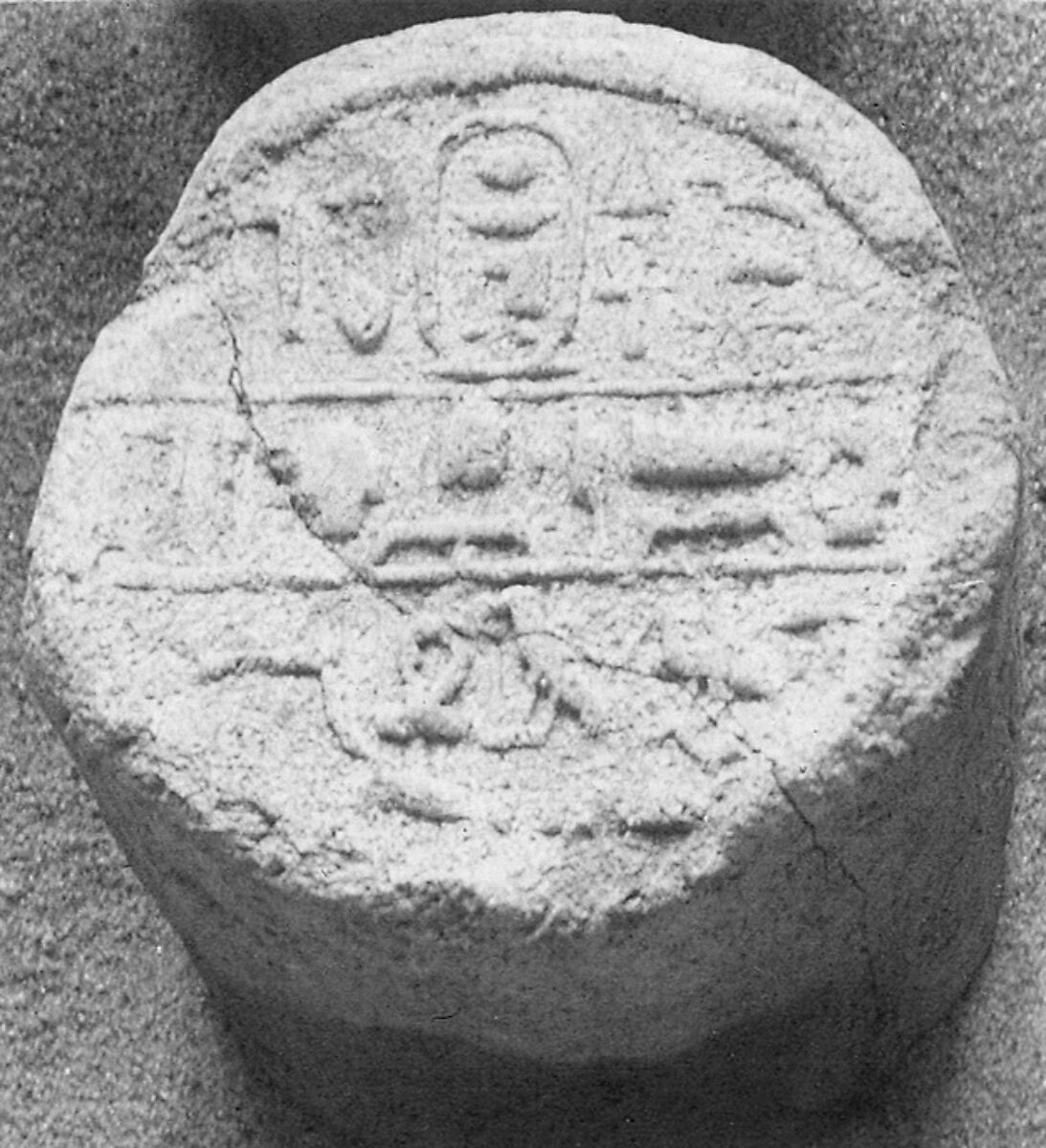 Funerary Cone of High Priest of Amun Djehuty, Pottery