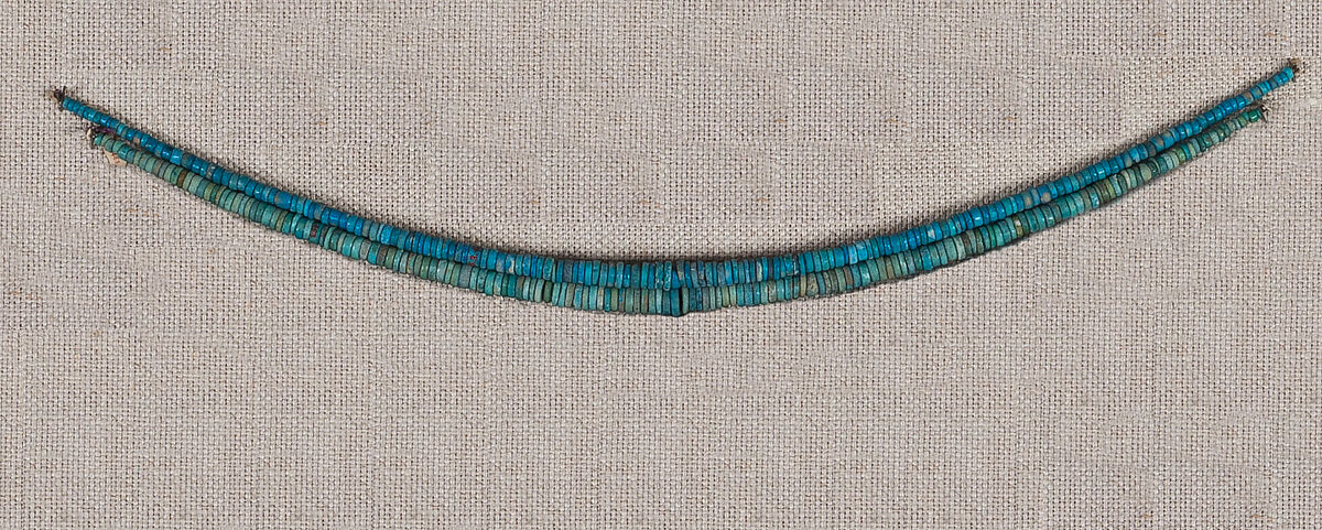 Necklace, Faience 