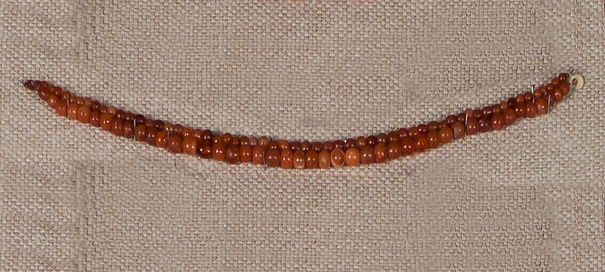 String of Carnelian Beads, Carnelian 