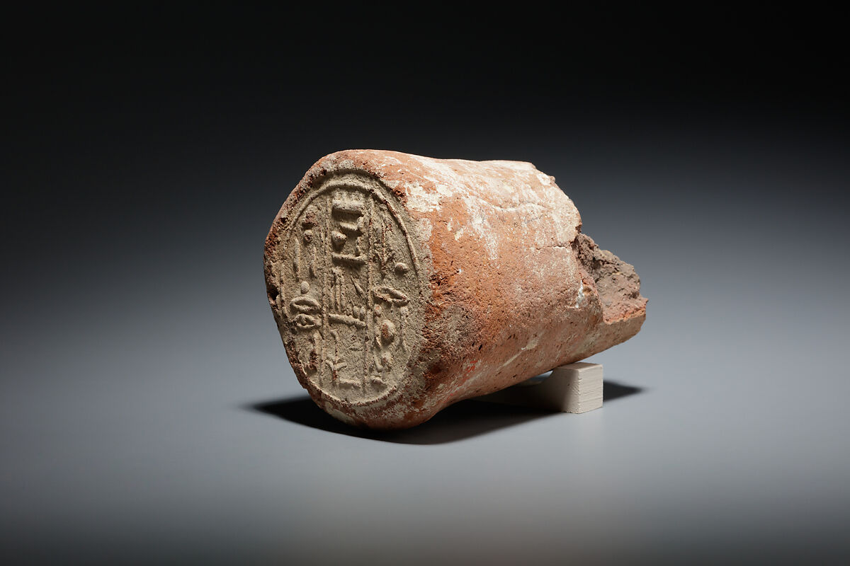 Funerary Cone of the Tutor of the Royal Children Nesuterneheh, Pottery