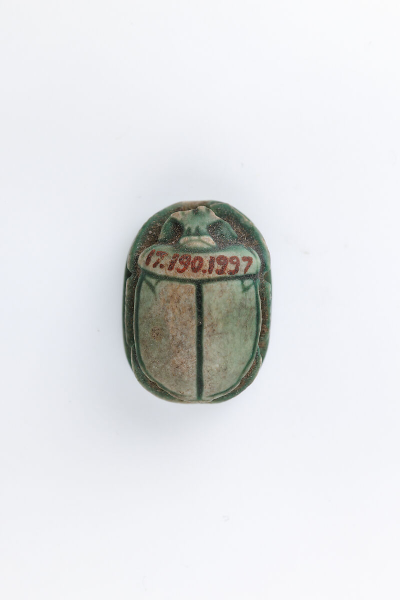 Scarab, Glazed steatite