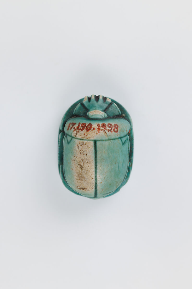 Scarab, Glazed steatite