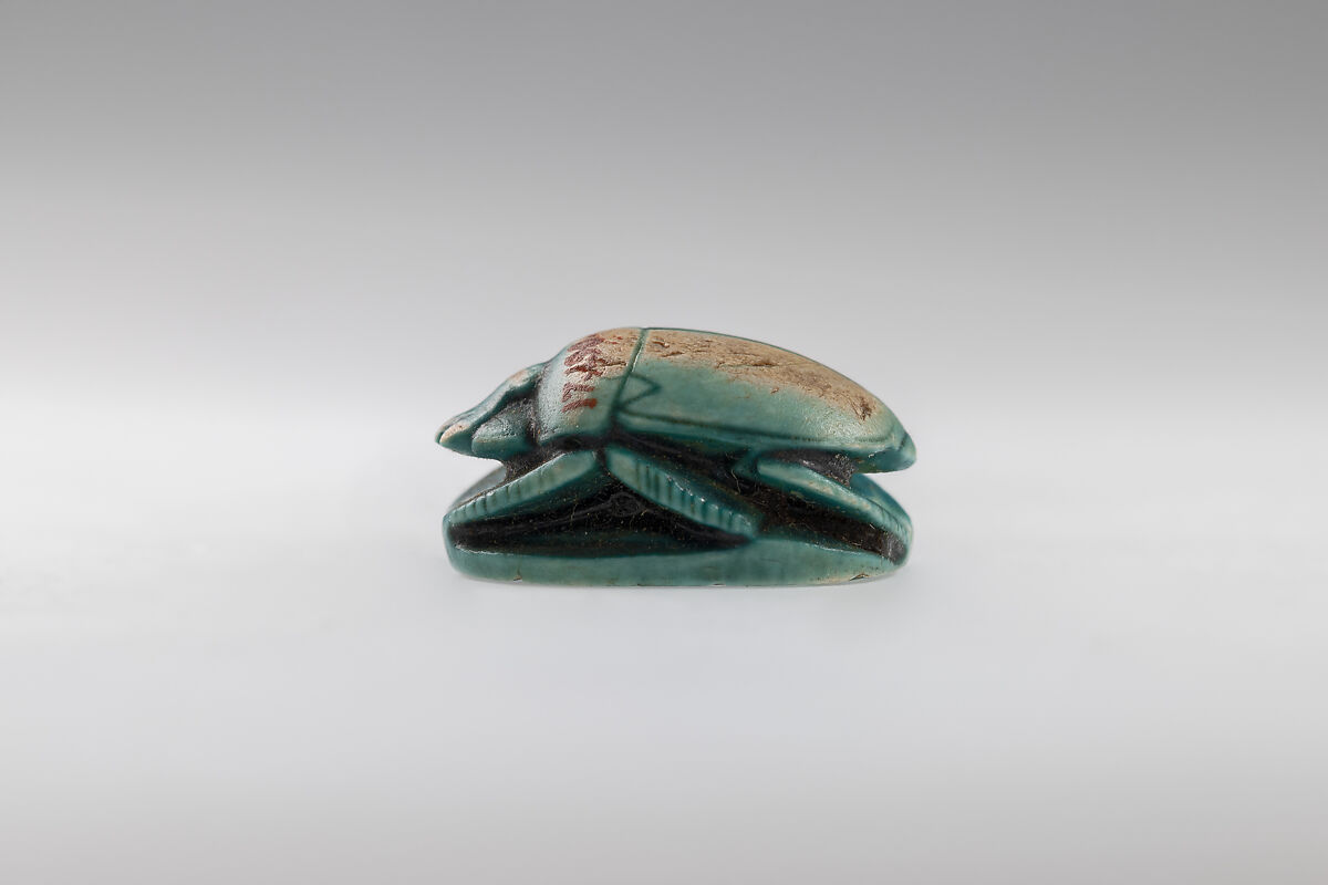 Scarab, Glazed steatite
