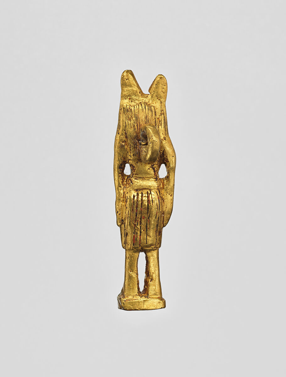 Amulet pendant, genii, Gold