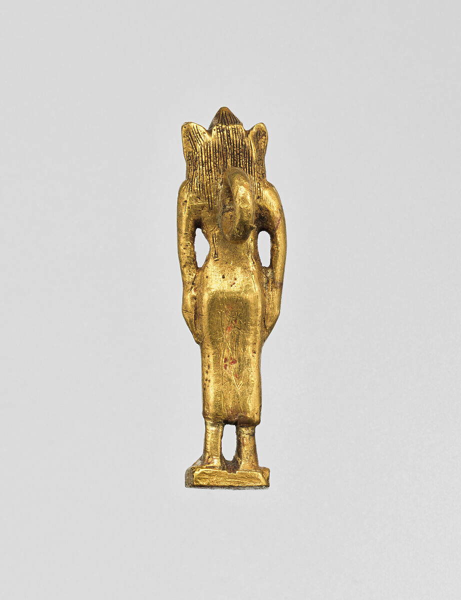 Amulet pendant, genii, Gold