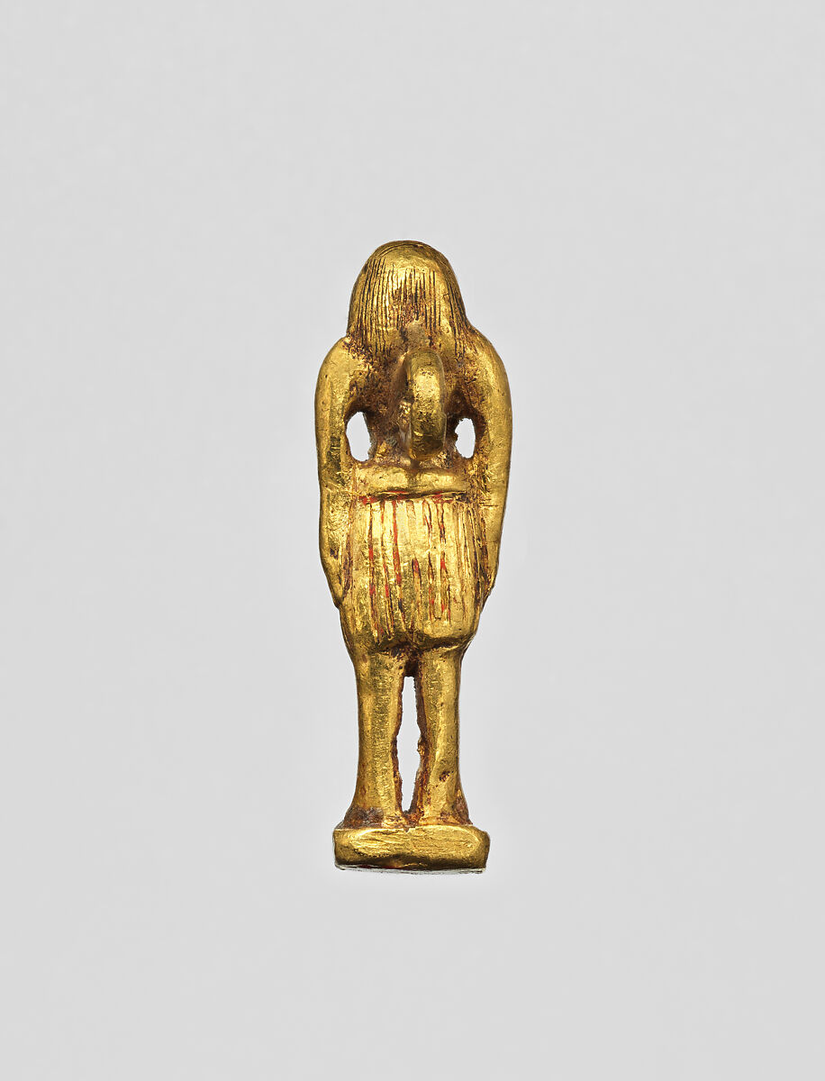 Amulet pendant, genii, Gold