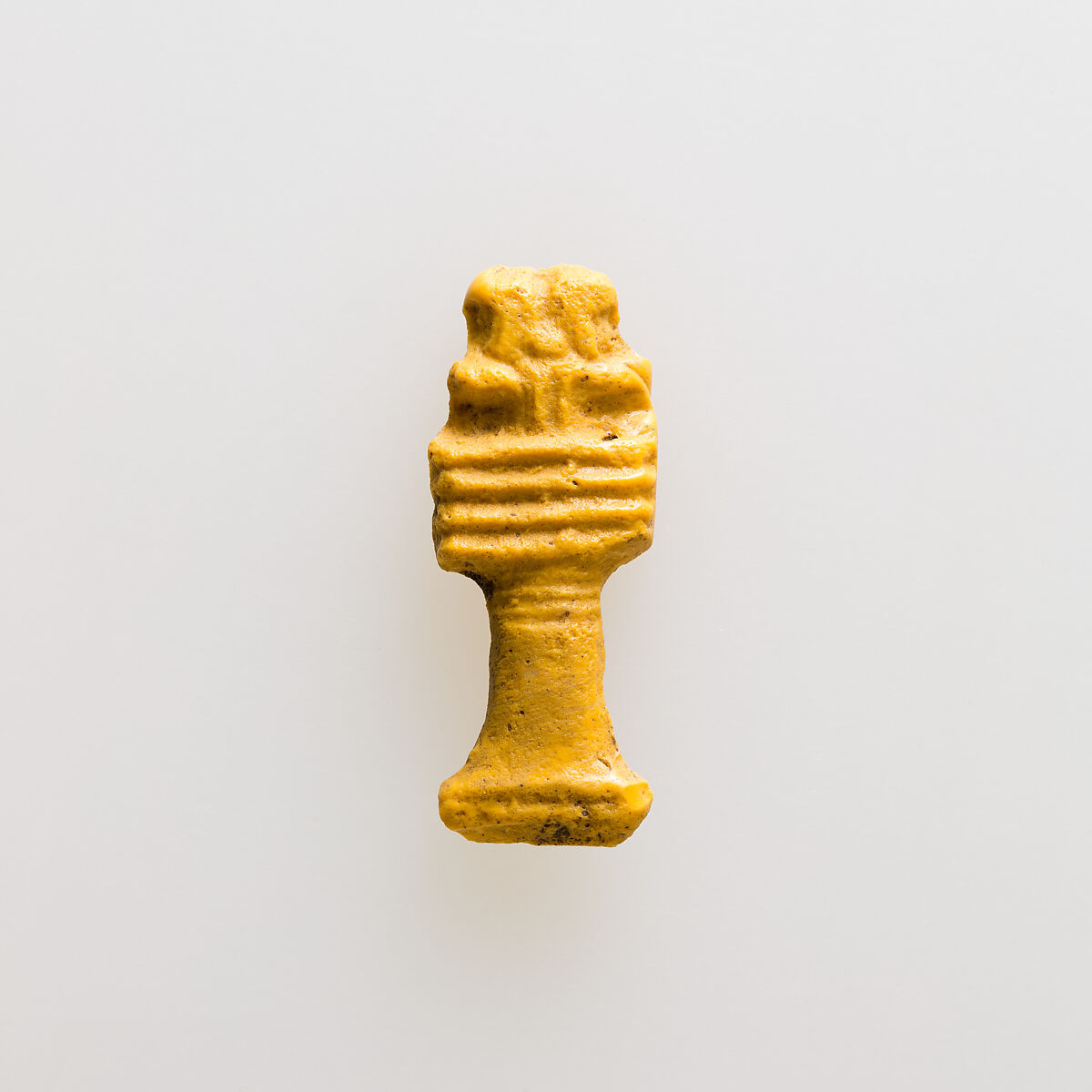 Djed pillar, Yellow Glass 