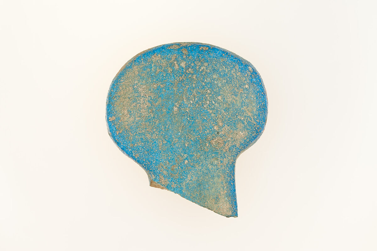 Votive Menat fragments, Faience