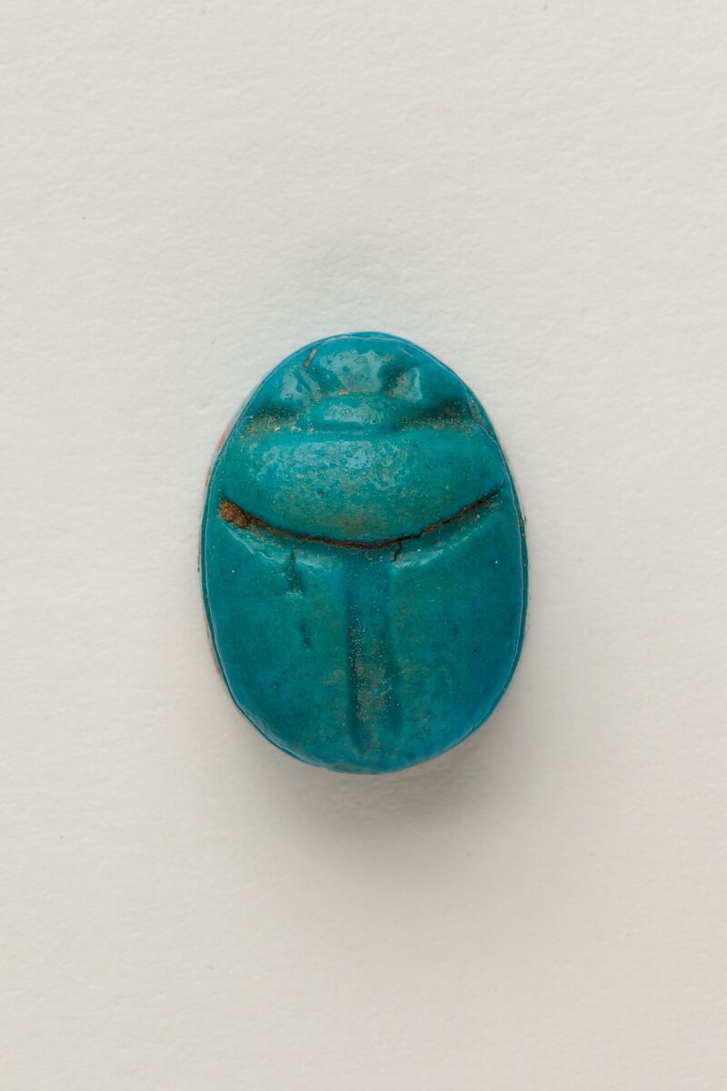 Scarab, Faience