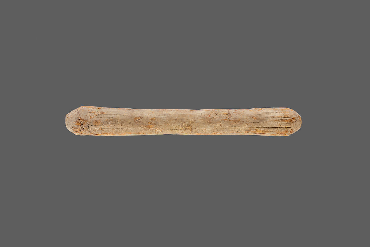 Handle for rope for lowering coffin, Pine wood 