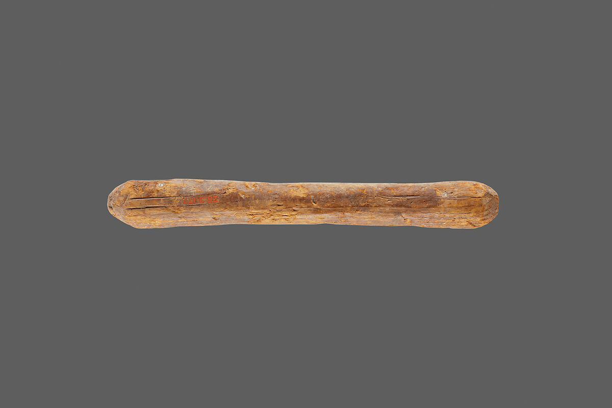 Handle for rope for lowering coffin, Pine wood
