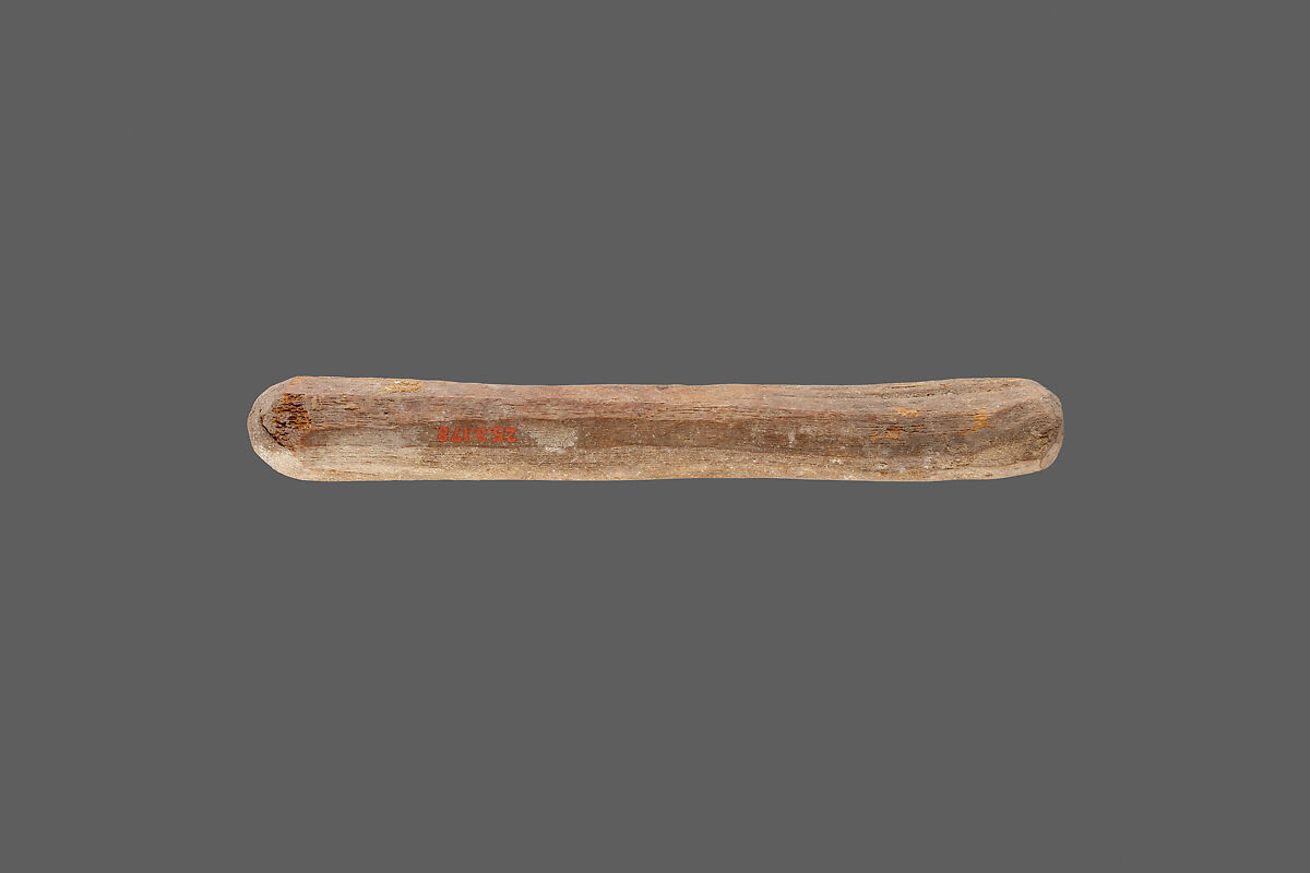 Handle for rope for lowering coffin, Pine wood