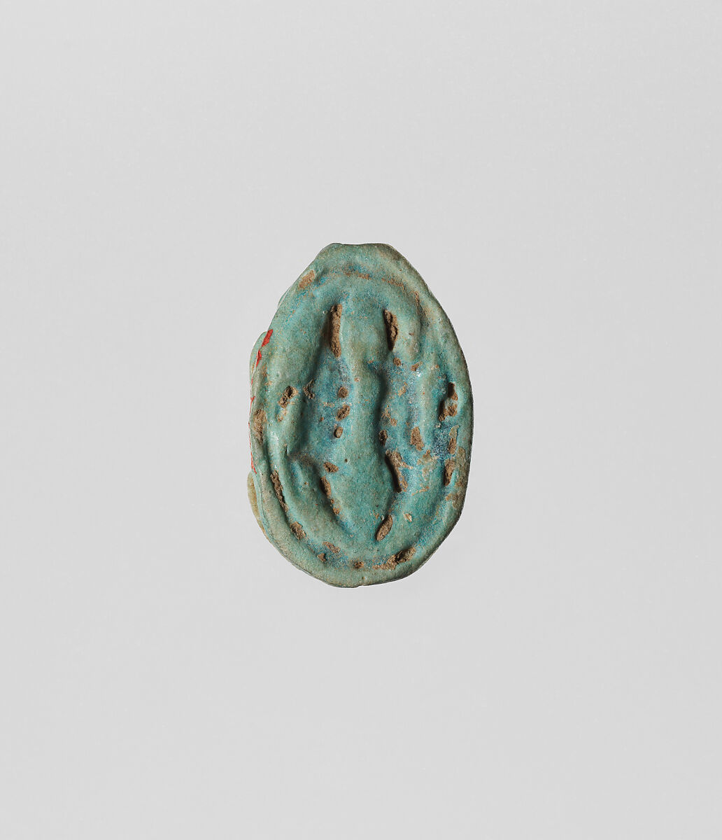 Scarab, Faience 